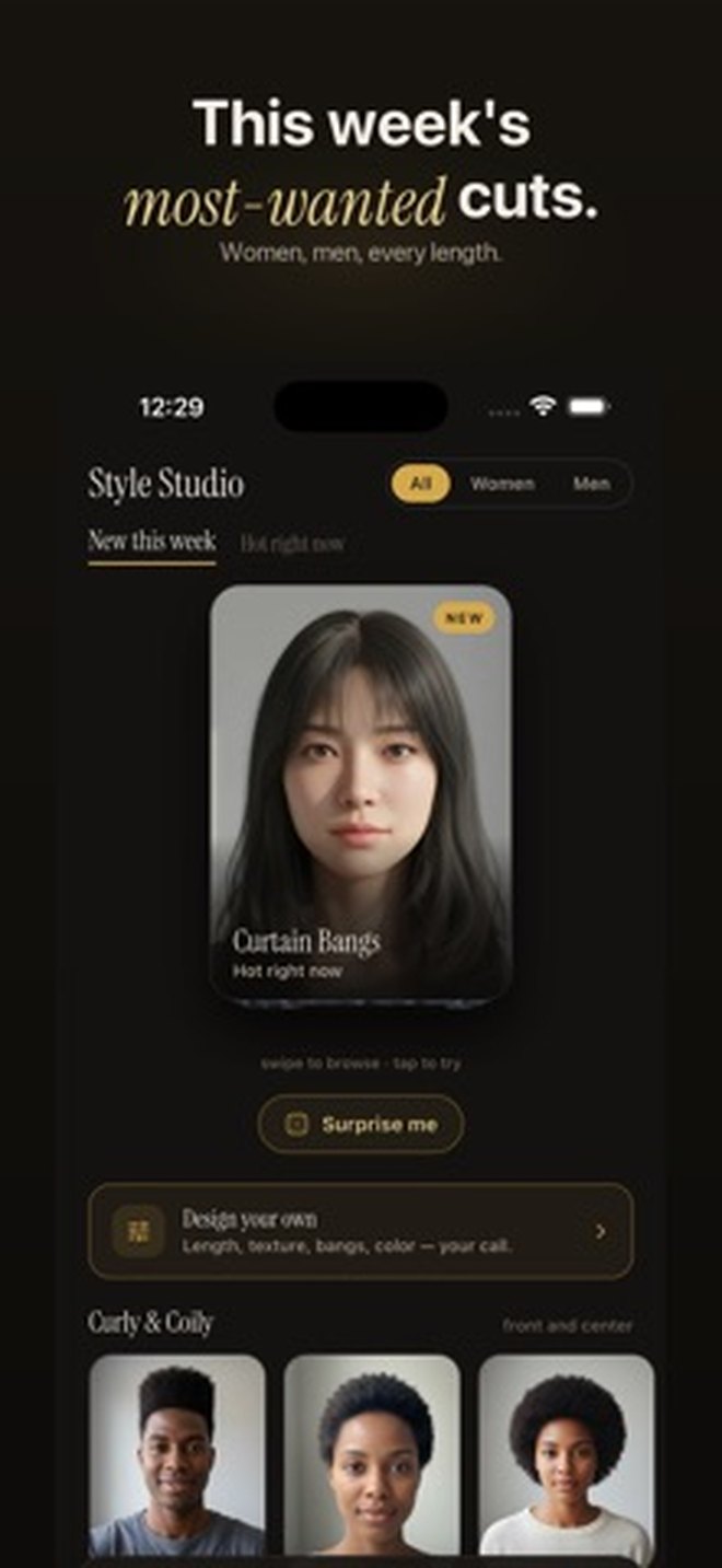 Nerola screenshot: Style Studio listing this week&rsquo;s most-wanted cuts.